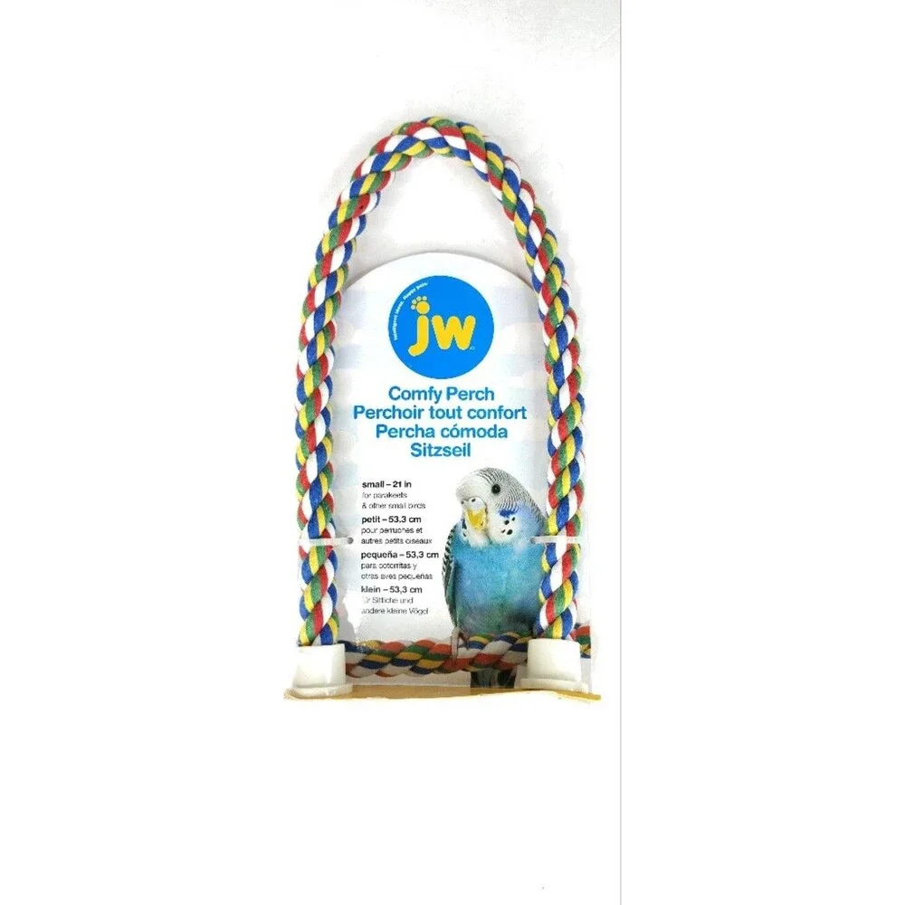 JW Comfy Perch Small Multicolor Bird Perch 21 Inches